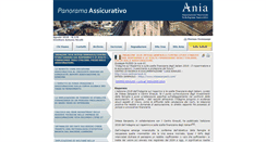 Desktop Screenshot of panoramassicurativo.ania.it