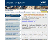 Tablet Screenshot of panoramassicurativo.ania.it